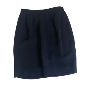 Larry Levine 6P petite Suits black pencil skirt w/zipper in back